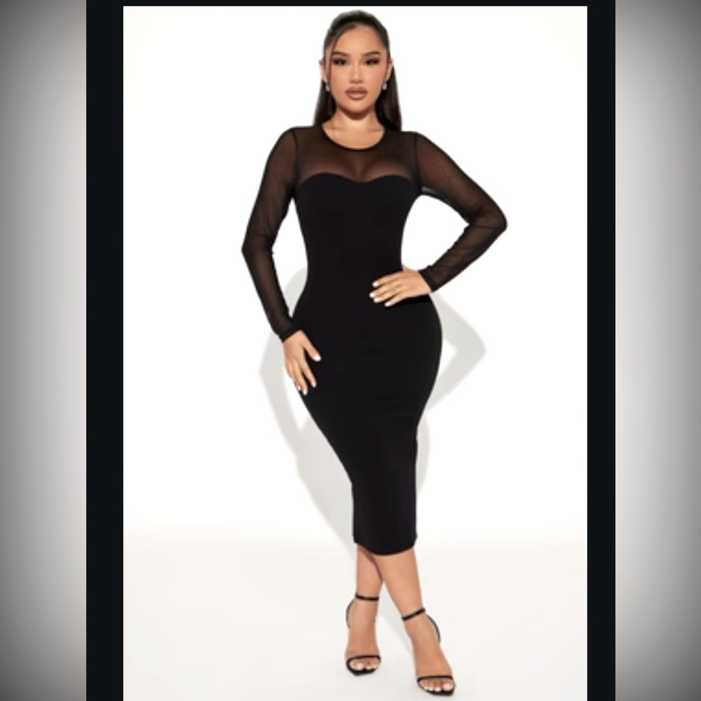 Fashion Nova Black Dress
